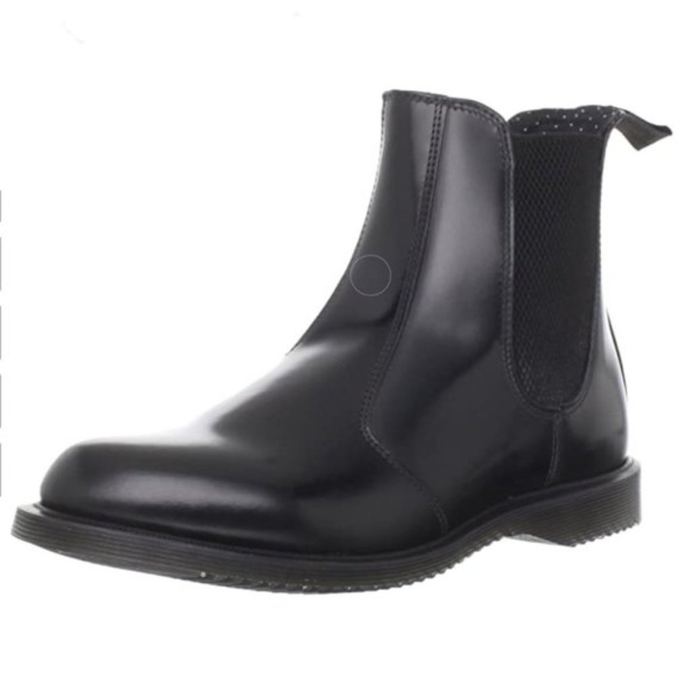 NEW Dr. Martens Flora Leather Chelsea Boots Sz 9